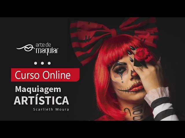 Curso de Automaquiagem: Como Fazer Maquiagens Artísticas – Passo a