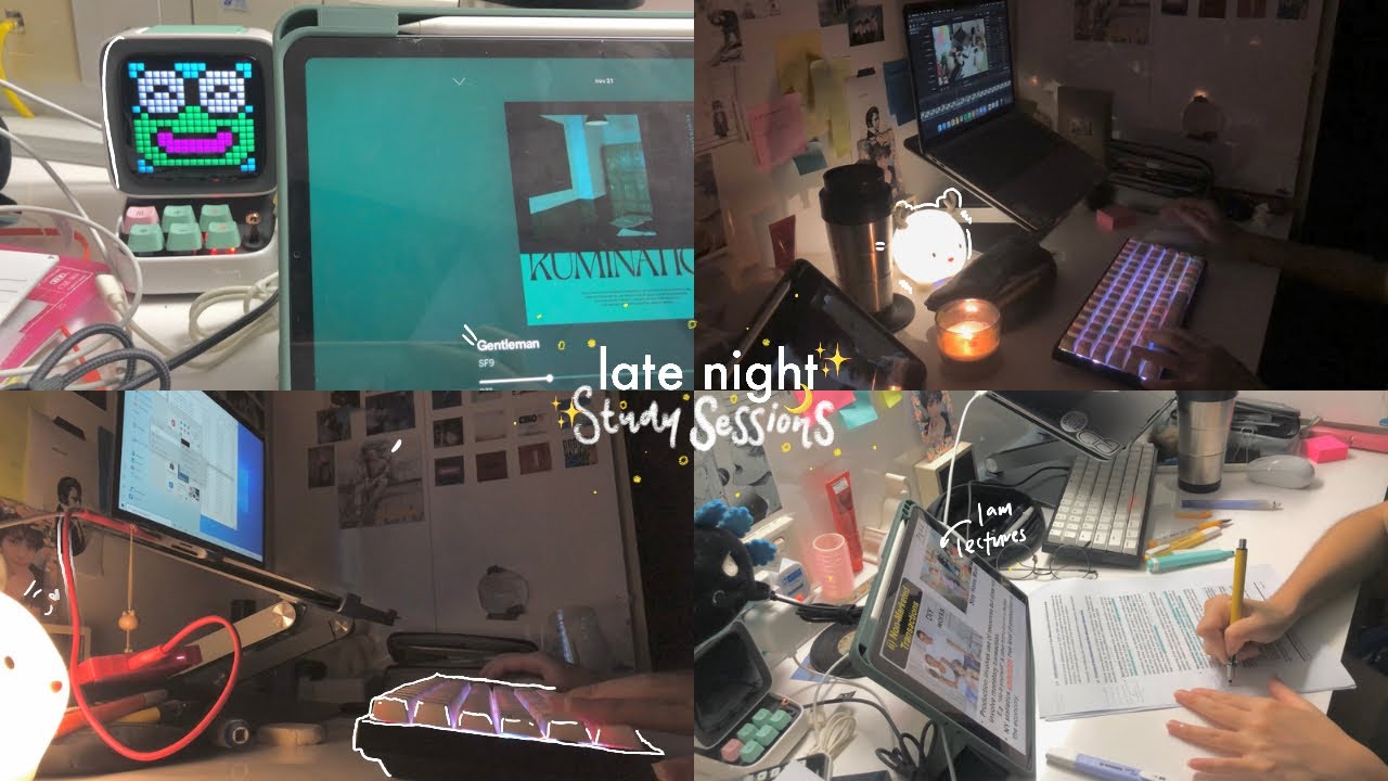 late night study vlog — 🌙 #nightvlog #studyvlog #studynight