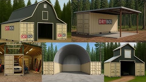 Shipping Container Roof Ideas For Building Container Shelters