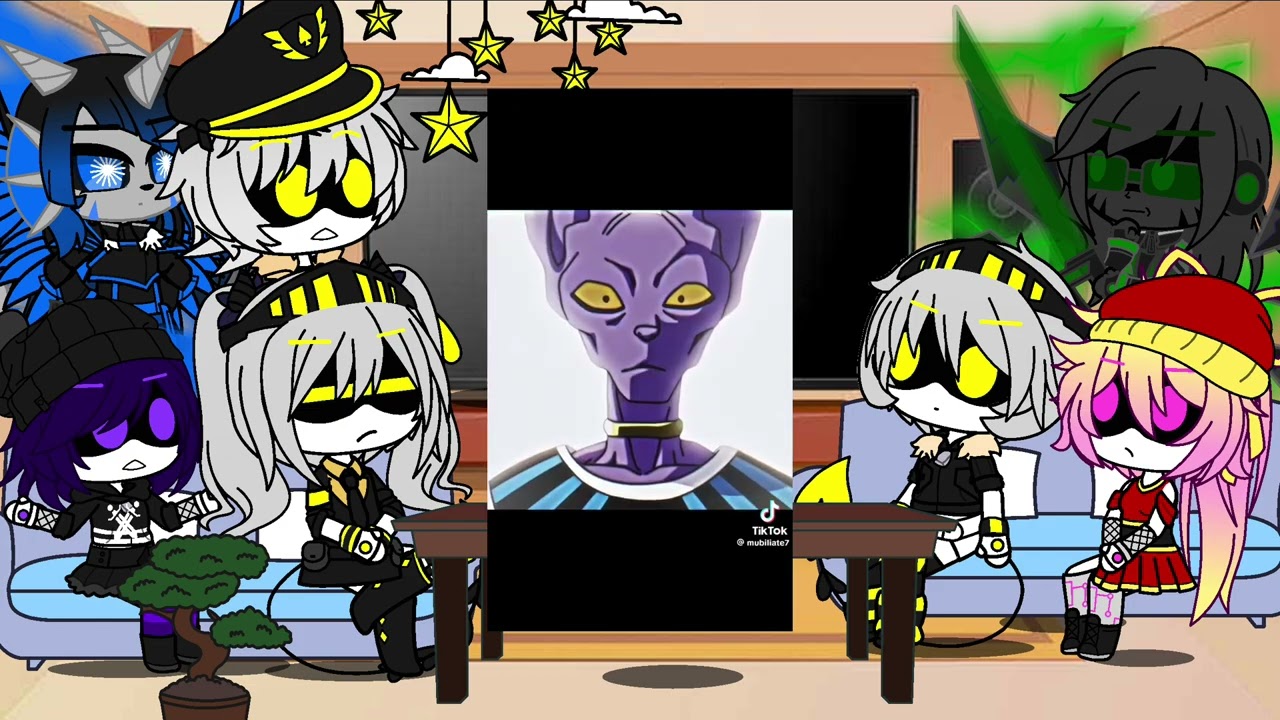 Murder drones react to Beerus | goku | dragonball | Cyn | FPE | Gacha life