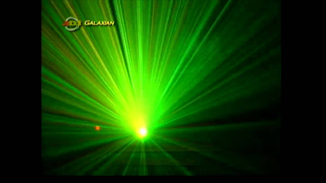 AMERICAN DJ / マルチカラーレーザー GALAXIAN - YouTube