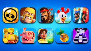 Eu joguei 10 JOGOS da Supercell! (Você NÃO conhece)