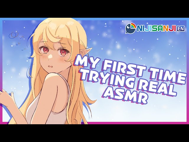 【ASMR (first time trying)】I might die from embarrassment【NIJISANJI EN | Pomu Rainpuff】のサムネイル