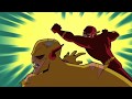 The flash  batman vs reverse flash justice league