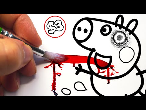 Horror Artist Vs 3 Childrens Colouring Book