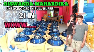 WOW RISWANDA MAHARDIKA UNBOXING GEDEN,, SEPEKER 21IN JUGA ADA POWER SAMA MIDEL,, NGERI BINGIT