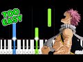Fairy Tail Sad Theme - EASY Piano Tutorial [animelovemen]