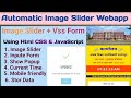 How To Build Image Slider In Html CSS &amp; Js-Step by Step | JavaScripts