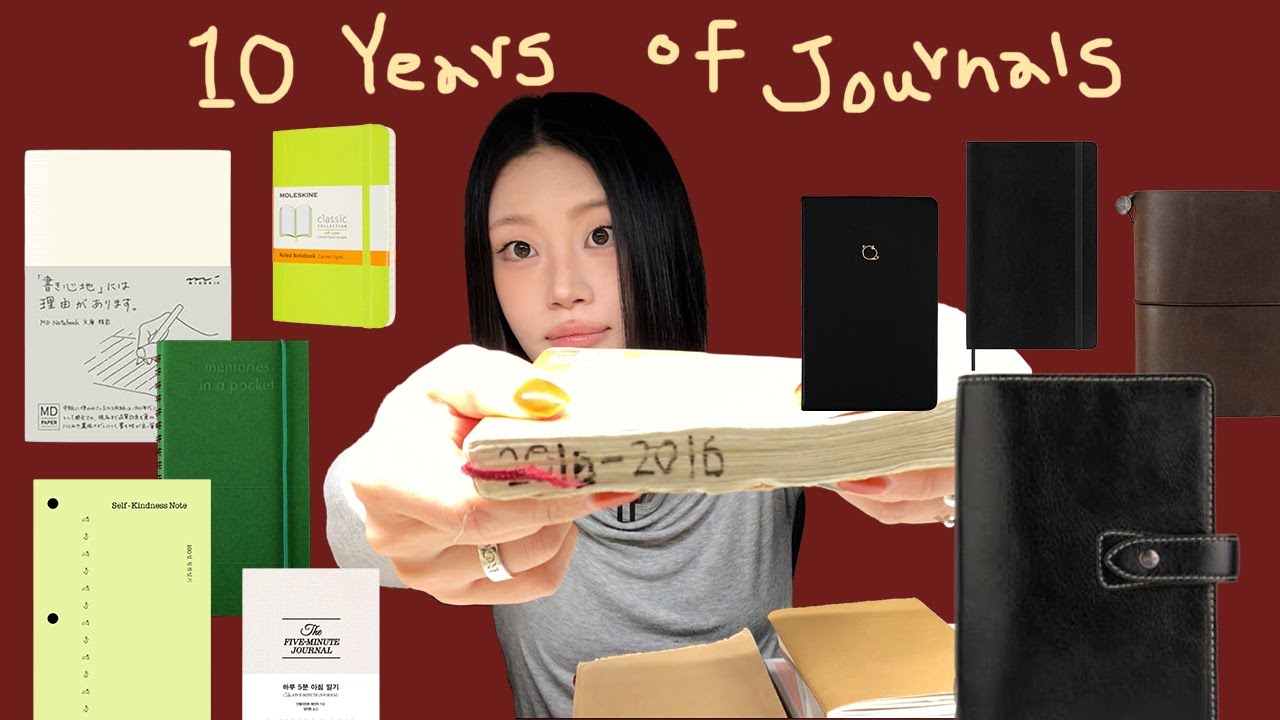 10년동안 쓴 다이어리들 소개 기록&독서템 추천 📓✍🏻