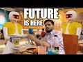 ROBOTS SERVE FOOD IN THIS RESTAURANT *Amazing*