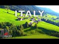 Italy travel in 4k 2022  top tourist destinations in italy  fly over italy