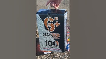 MASTER 6+ CANISTER SHELL FIREWORKS #Shorts #Fireworks