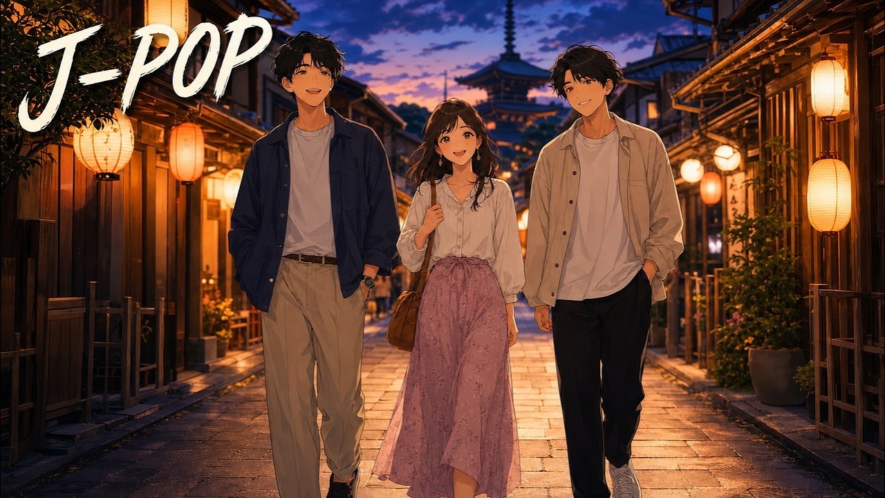 playlist] Kyoto Evening J-POP | Lantern Streets, First Love