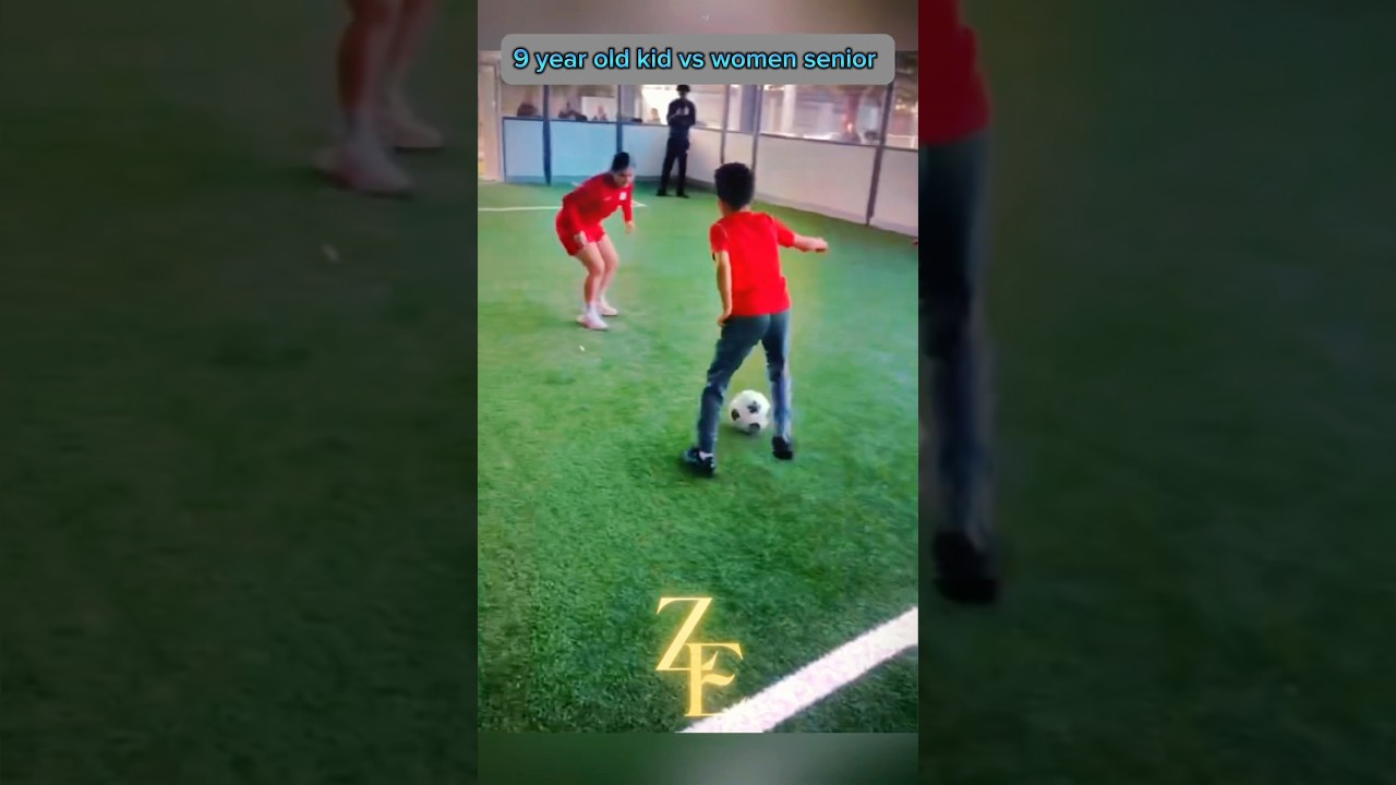 9 year old kid in U10 vs senior women 