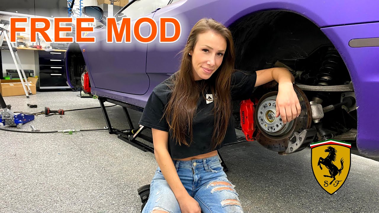 I Lowered My Ferrari At HOME For FREE I Lowered My Ferrari At HOME For FREE