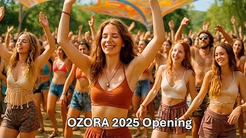 OZORA Festival Opening 2025 💃 Start and Dance #festival #music #ozora  🎉