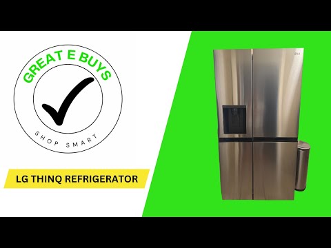 LG Side By Side Refrigerator 27 CuFt.
