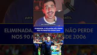 ELIMINADA, A HOLANDA NÃO PERDE NOS 90 MINUTOS DESDE 2026 | #shorts | Copa do Mundo 2006 | ge.globo