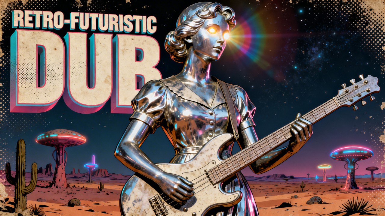 Psychedelic Retro-Futuristic Dub Mix (Full AI Album) | Smooth grooves from a 1920s tomorrow...