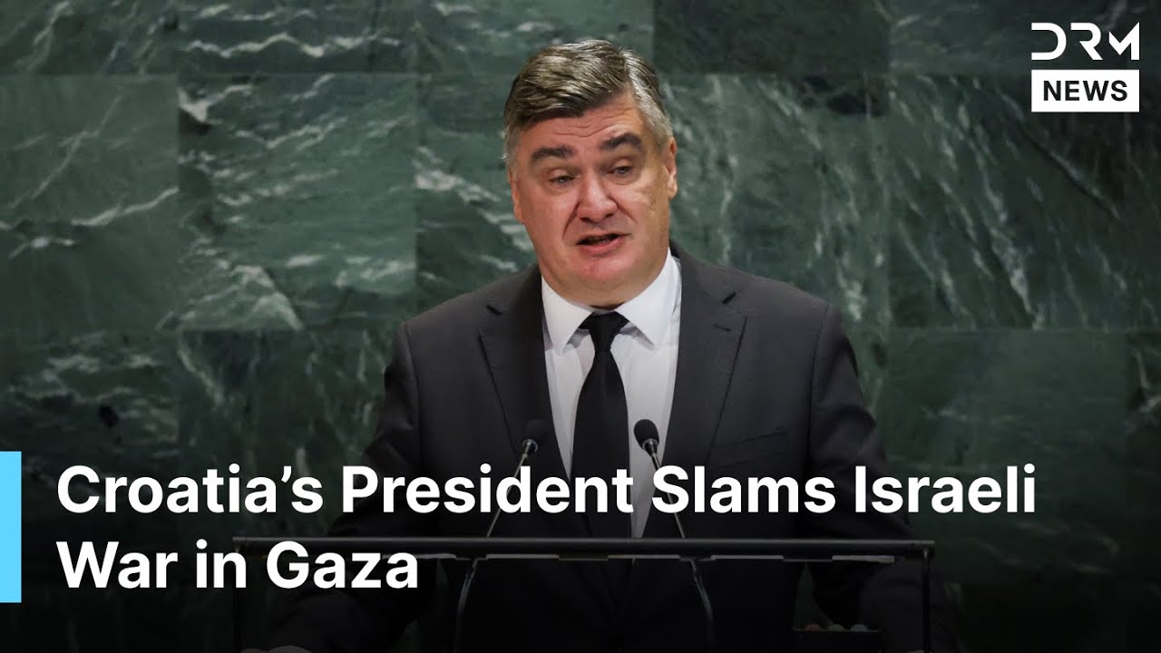 ПОЛНАЯ РЕЧЬ: Президент Хорватии критикует Израиль за «бойню» в Газе и требует мира на Украине | AC1G