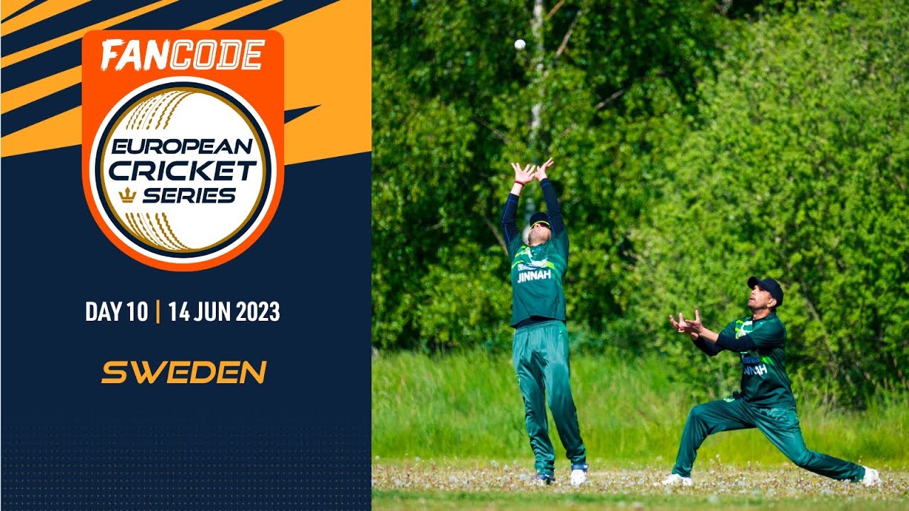 🔴 FanCode ECS Sweden, 2023 Day 10 T10 Live Cricket European Cricket 