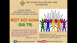 HTTL HUẾ - Chương trình thờ phượng Chúa - 26/09/2021