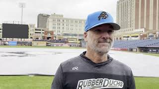 Greg DiCenzo at 2025 Akron RubberDucks Media Day