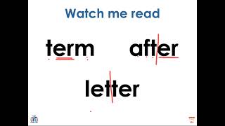 UFLI Lesson 80: er /er/