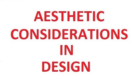 Aesthetic Considerations in Machine Design