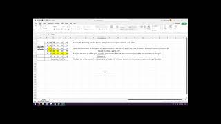 How to find optimal consumer bundle from a utility map and Excel