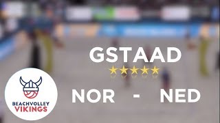 Mol.A/Sorum (NOR) vs. Brouwer/Meeuwsen (NED) 2019 FIVB Gstaad final