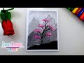 Cómo dibujar un Paisaje Fácil de montañas con lápiz - ideas de paisajes fáciles