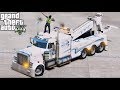 GTA 5 Real Life Mod #132 New Peterbilt 388 Heavy Duty Tow Truck Wrecker