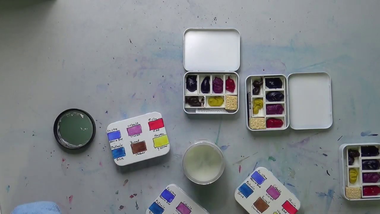 Watercolor Travel Box, Projects