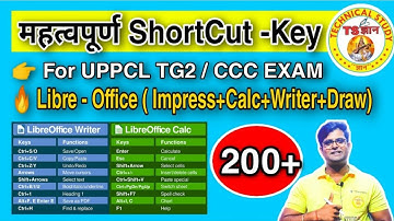 🔥Computer Shortcut - Key||Important Computer Short Cut Key For UPPCL TG2 Exam||Shortcut Key For CCC