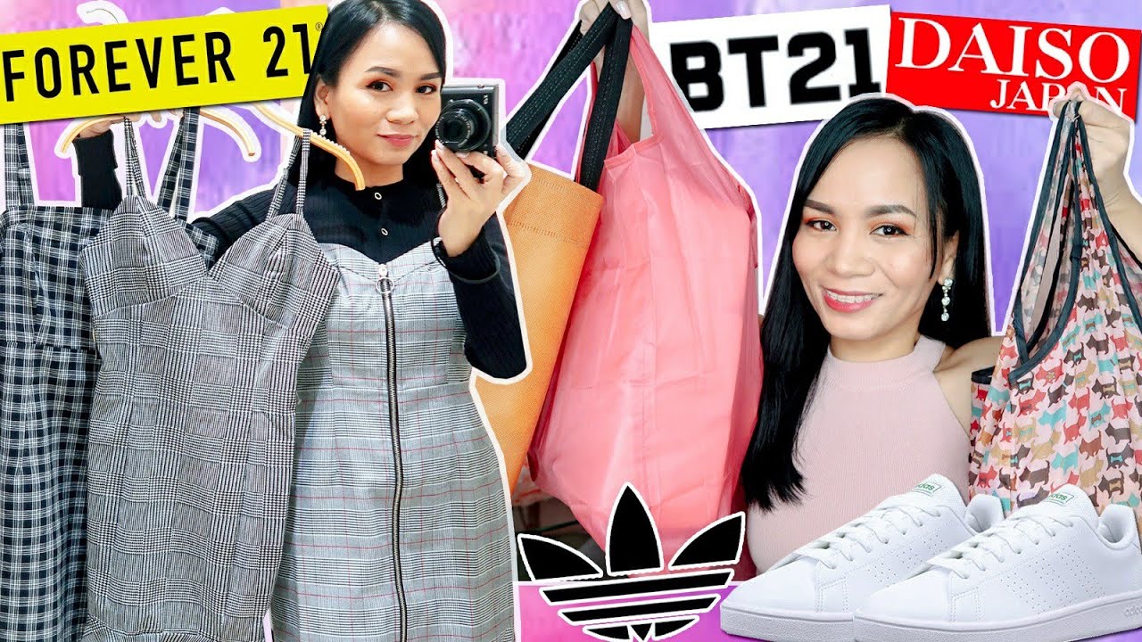 SHOP WITH ME at Forever21, Adidas, Daiso + Haul ❤️