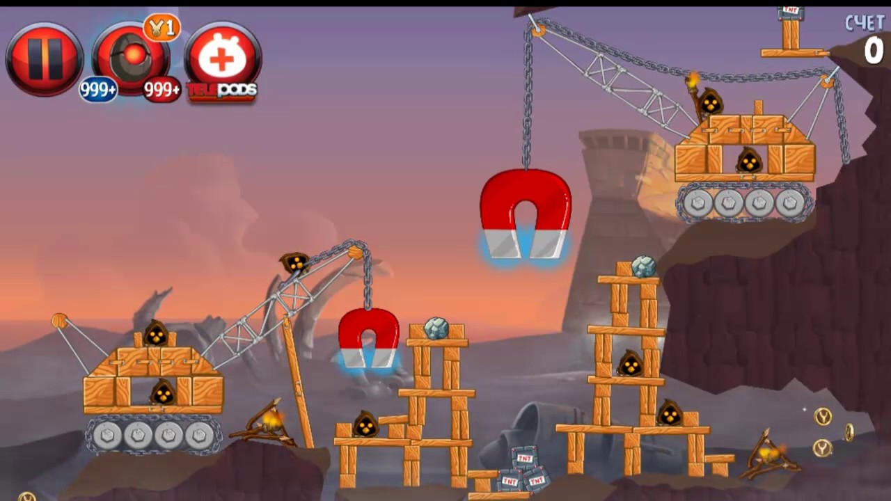 Angry Birds Star Wars 2 Master your destiny All levels (Pork Side)