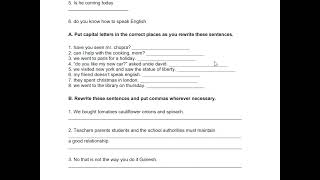 punctuation worksheet 2