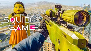 CALL OF DUTY: WARZONE SQUID GAMES SNIPER GAMEPLAY! (NO COMMENTARY) screenshot 1