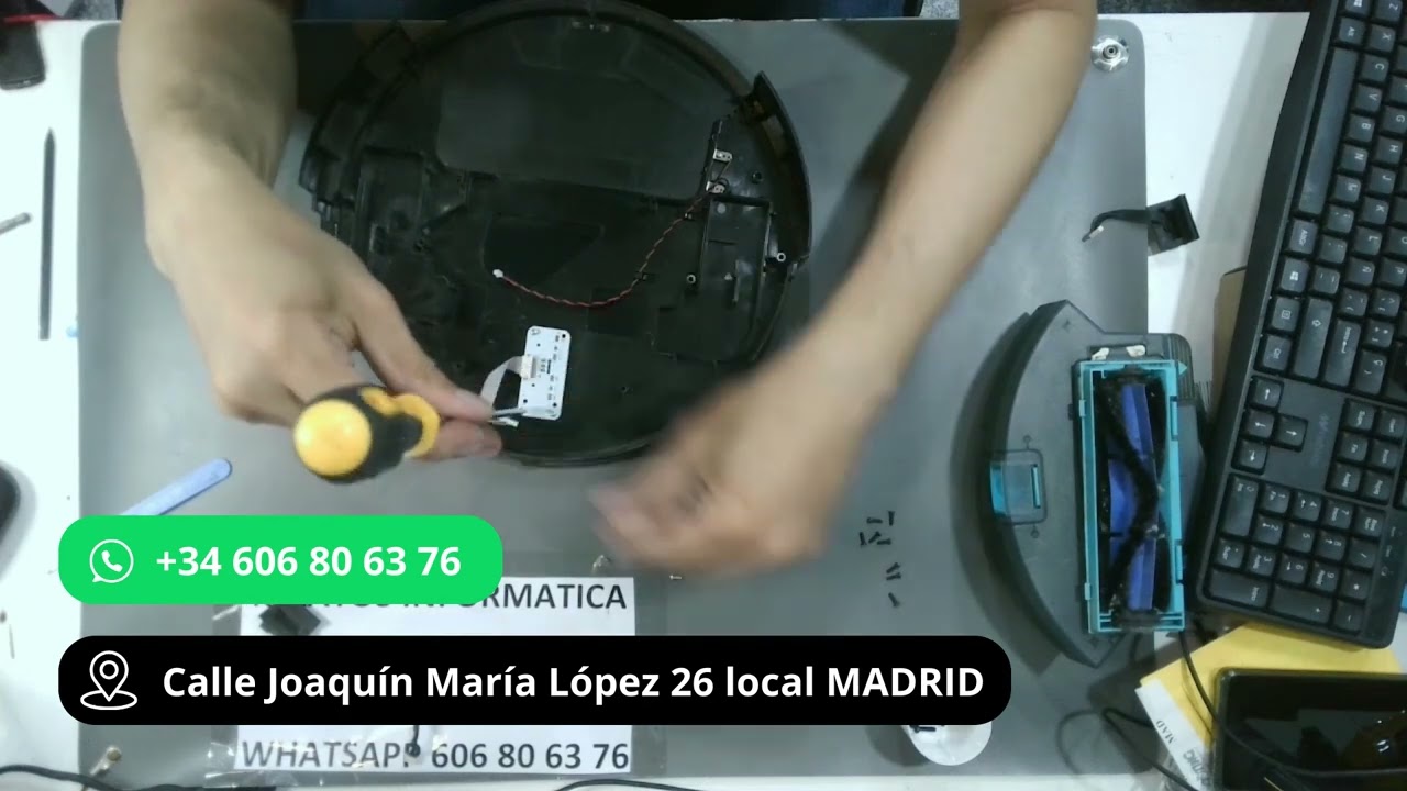 ✅ ¿ Cómo cambiar la rueda de un Cecotec Conga 1090 que se queda dando vueltas ? ✅