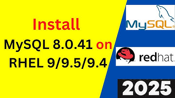 Install & Configure MySQL 8.0.41 on RHEL 9.5/9 - The Ultimate Step-by-Step Guide! | 2025