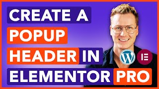 Create A Popup Header Using Elementor Pro