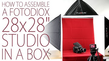 How to Assemble a Fotodiox 28x28 Studio In A Box