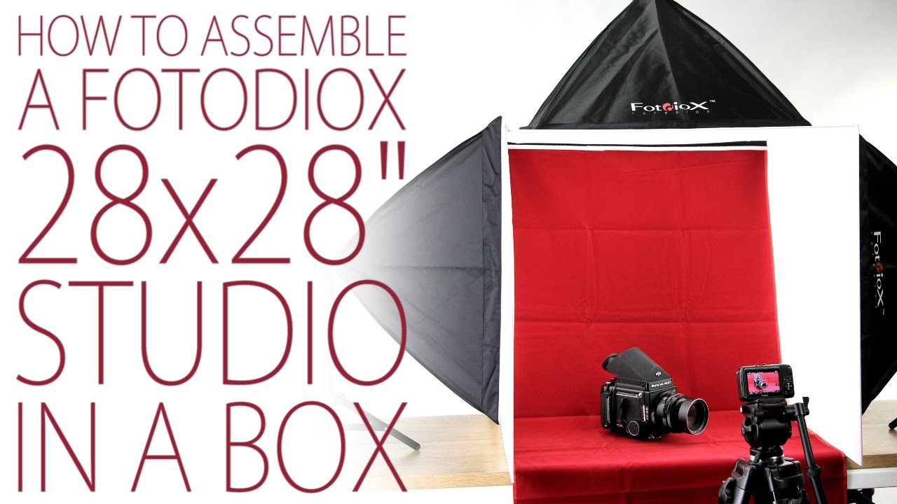 How to Assemble a Fotodiox 28x28 Studio In A Box - YouTube