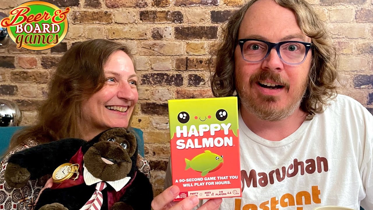 Happy Salmon - A 90 Second Party Game by Exploding Kittens