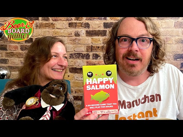 Happy Salmon - a 90-second card game that you will play for hours. 