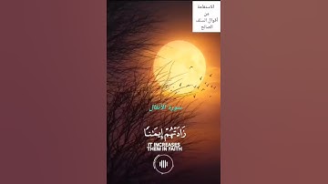 سورة الأنفال(الآية: ٢)