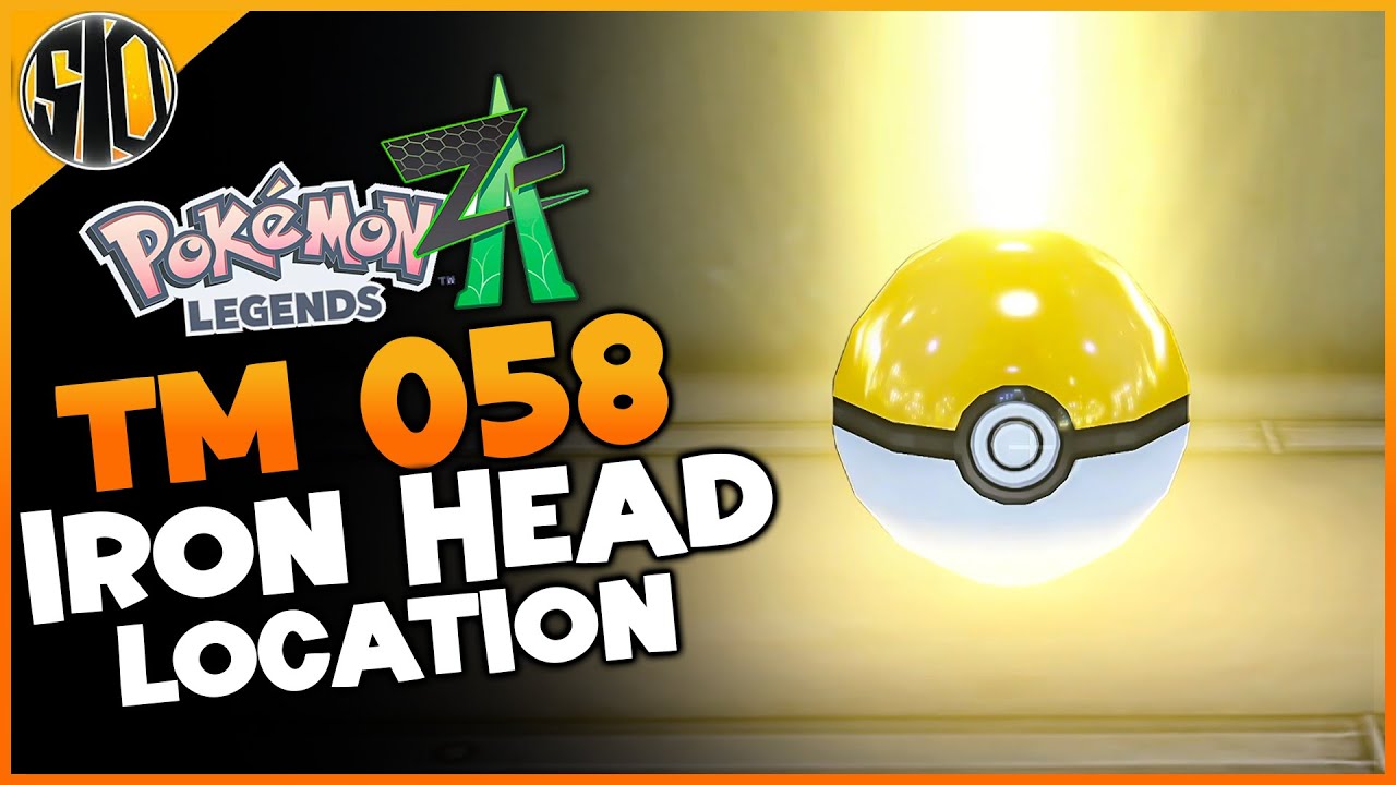 ぽょ Pokemon Legend Z-A Iron Head (TM 058) Location - YouTube