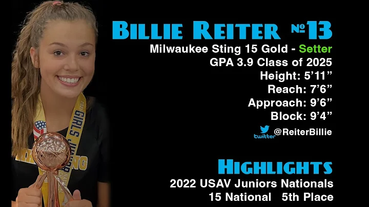 Billie Reiter 2025 Setter #13 USAV Nationals GJNC ...