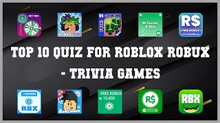 Top 10 Quiz For Roblox Robux Android Games screenshot 1